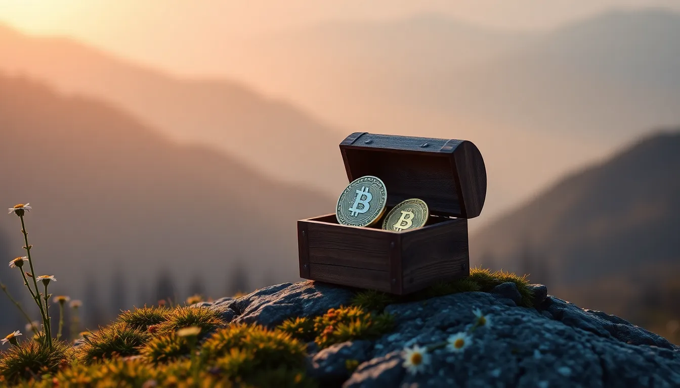 비트코인과 블록체인 기술을 설명하는 이미지