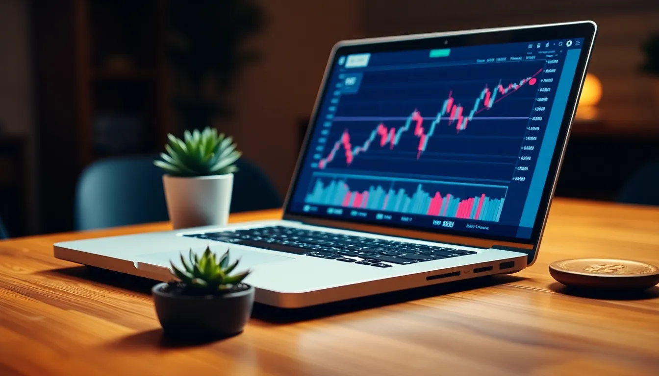 비트코인 차트와 투자 전략 이미지